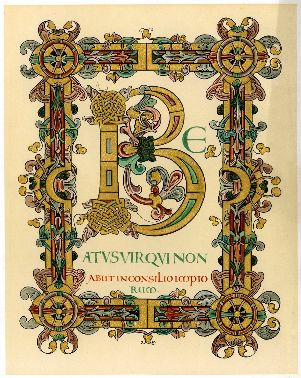 Lettre initiale B, 1012-1023 - Unbekannt