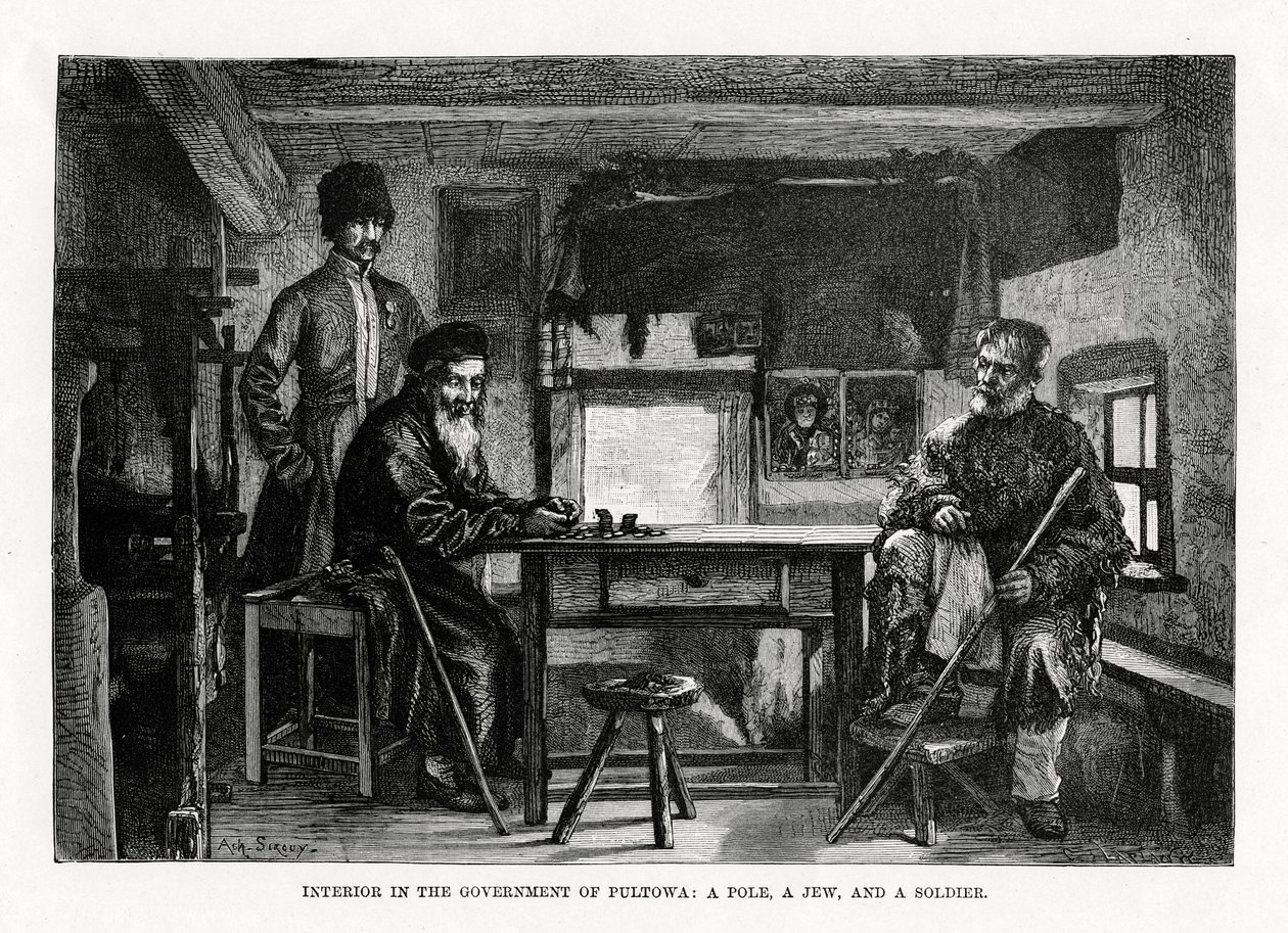 Intérieur dans le gouvernement de Pultowa, Ukraine centrale, 1879 - Unbekannt