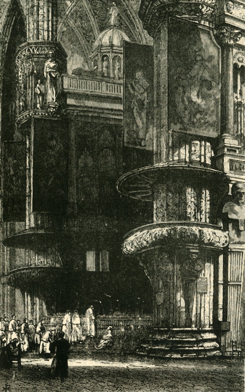 Intérieur de la cathédrale de Milan, 1890 - Unbekannt