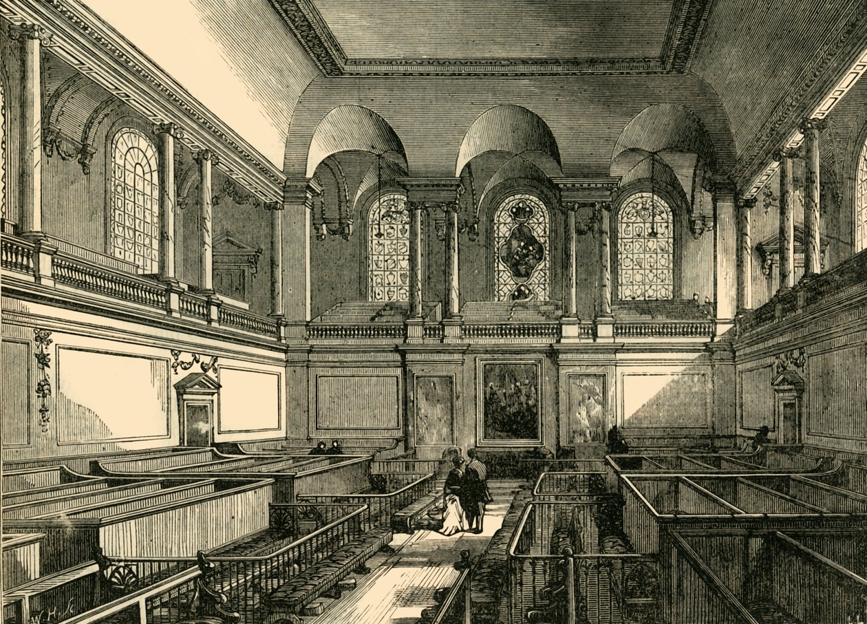 Intérieur de la chapelle de l