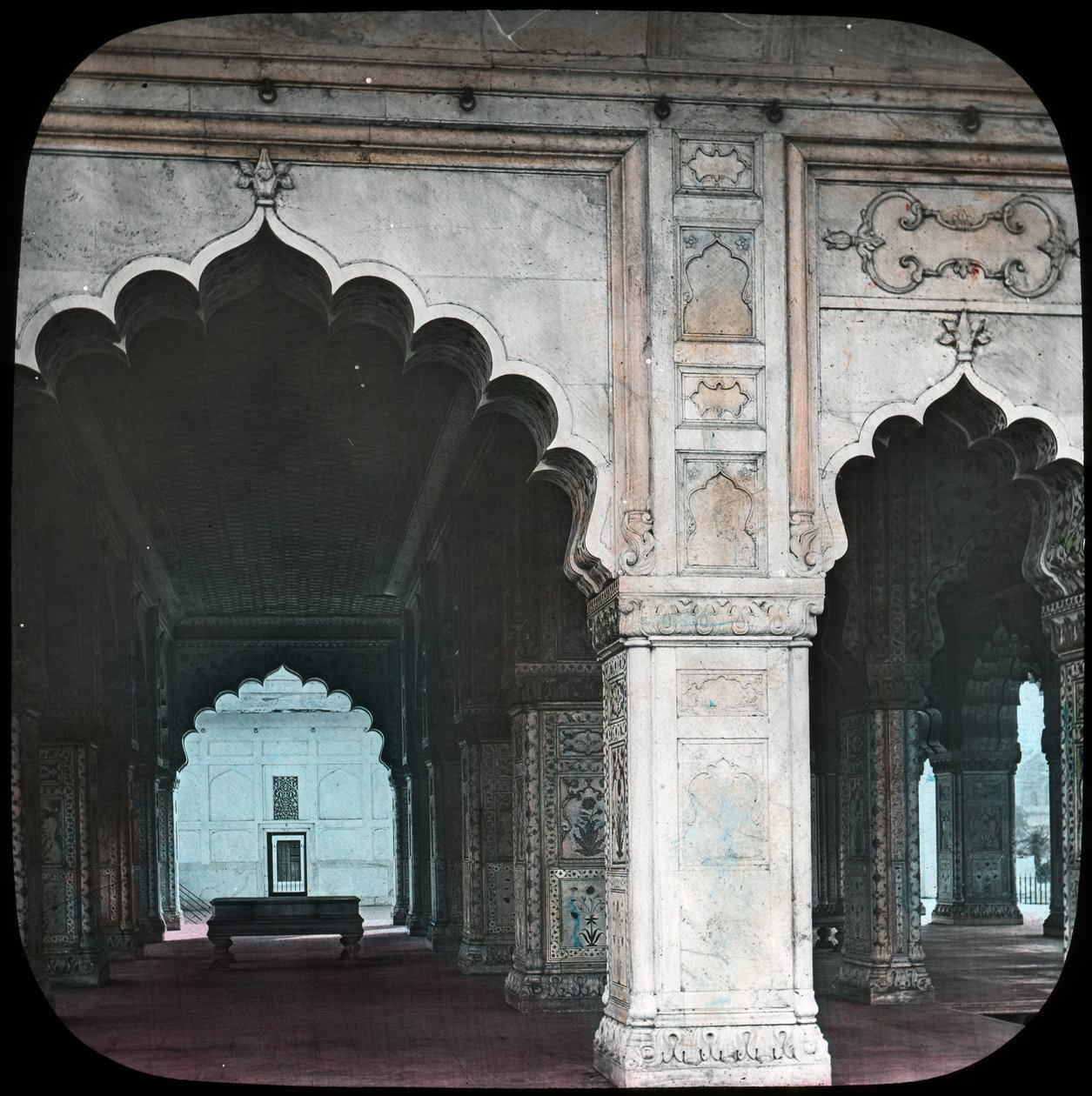 Intérieur du Diwan-i-Khas, Fort Rouge, Delhi, Inde, fin 19ème ou début 20ème siècle - Unbekannt