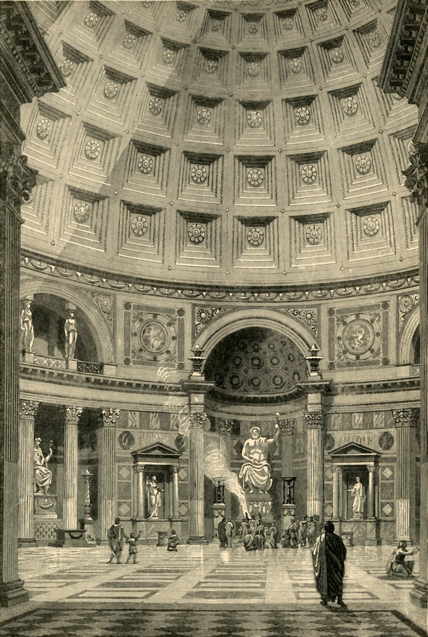 Intérieur du Panthéon à Rome restauré, 1890 - Unbekannt