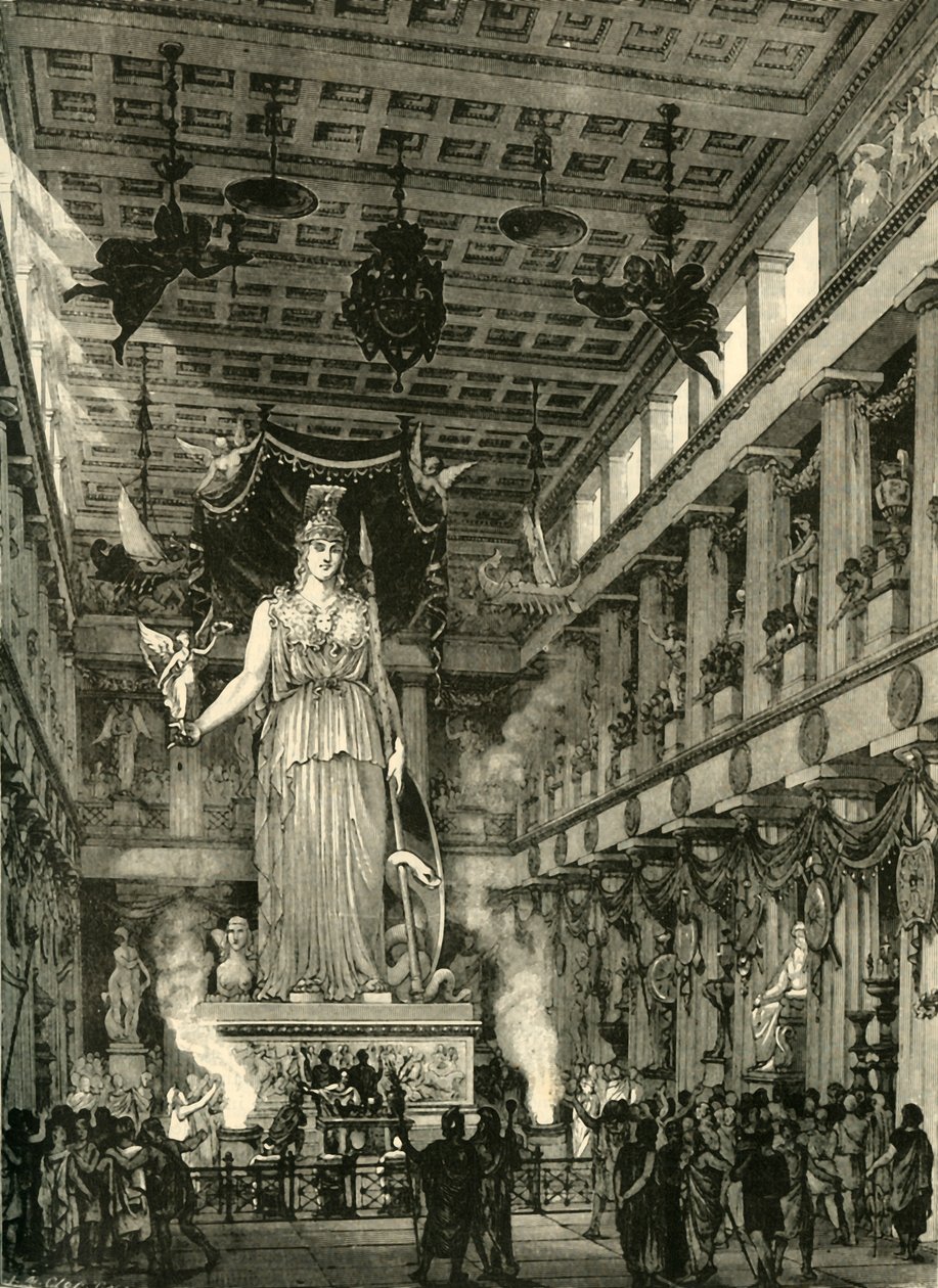 Intérieur du Parthénon, restauré, 1890 - Unbekannt