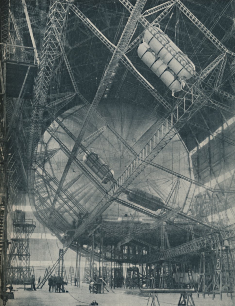 Complexités du cadre et du cylindre : R101 en construction, vers 1935 - Unbekannt