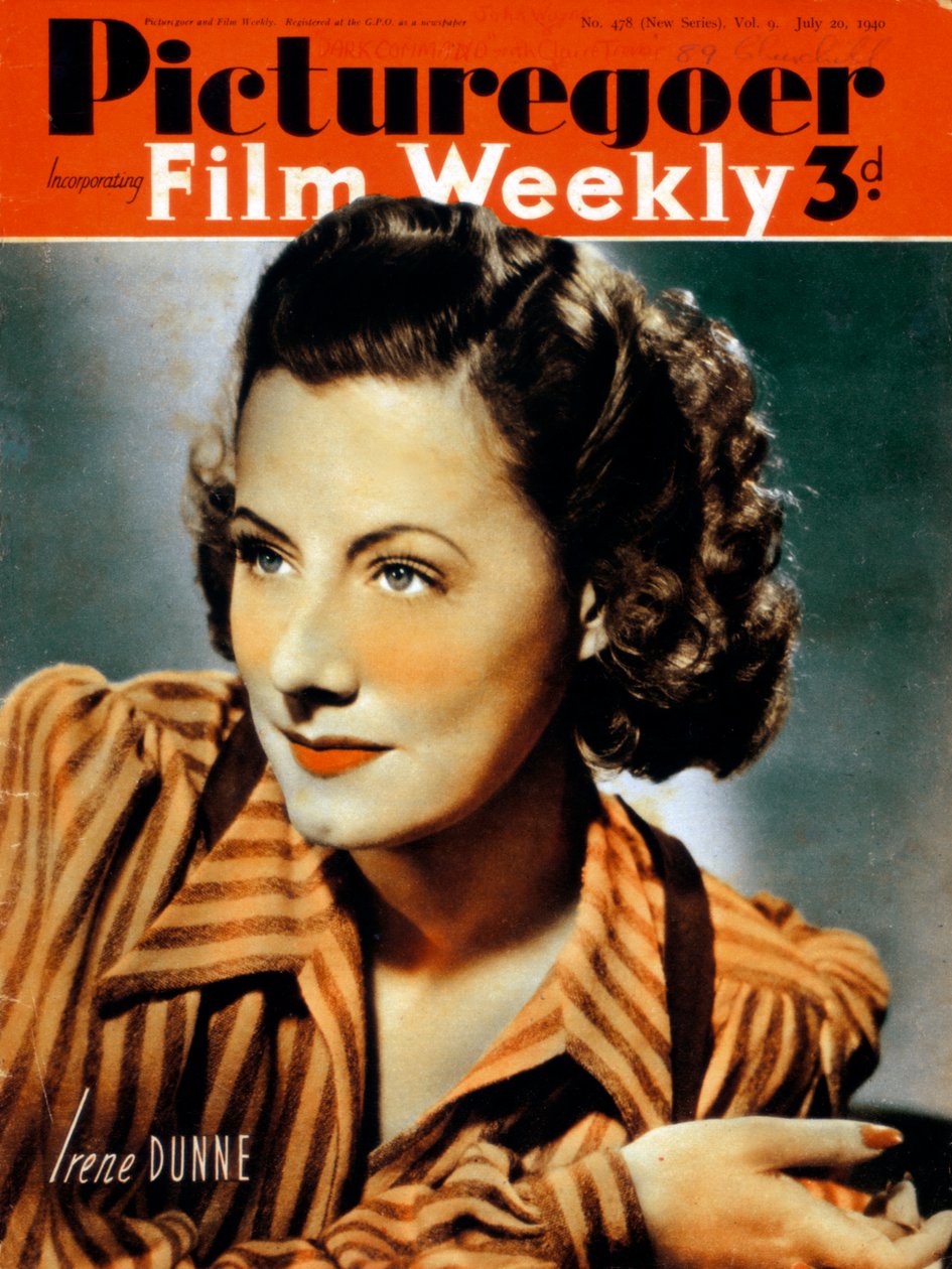 Irene Dunne 1898-1990, actrice américaine, 1940 - Unbekannt