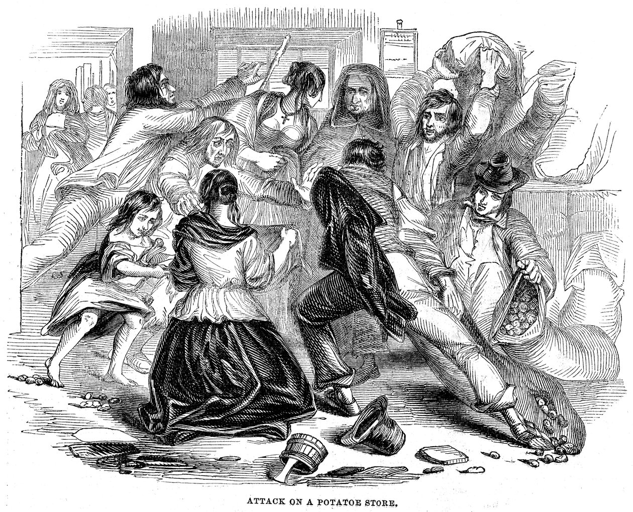 La famine de la pomme de terre en Irlande, 1842 - Unbekannt