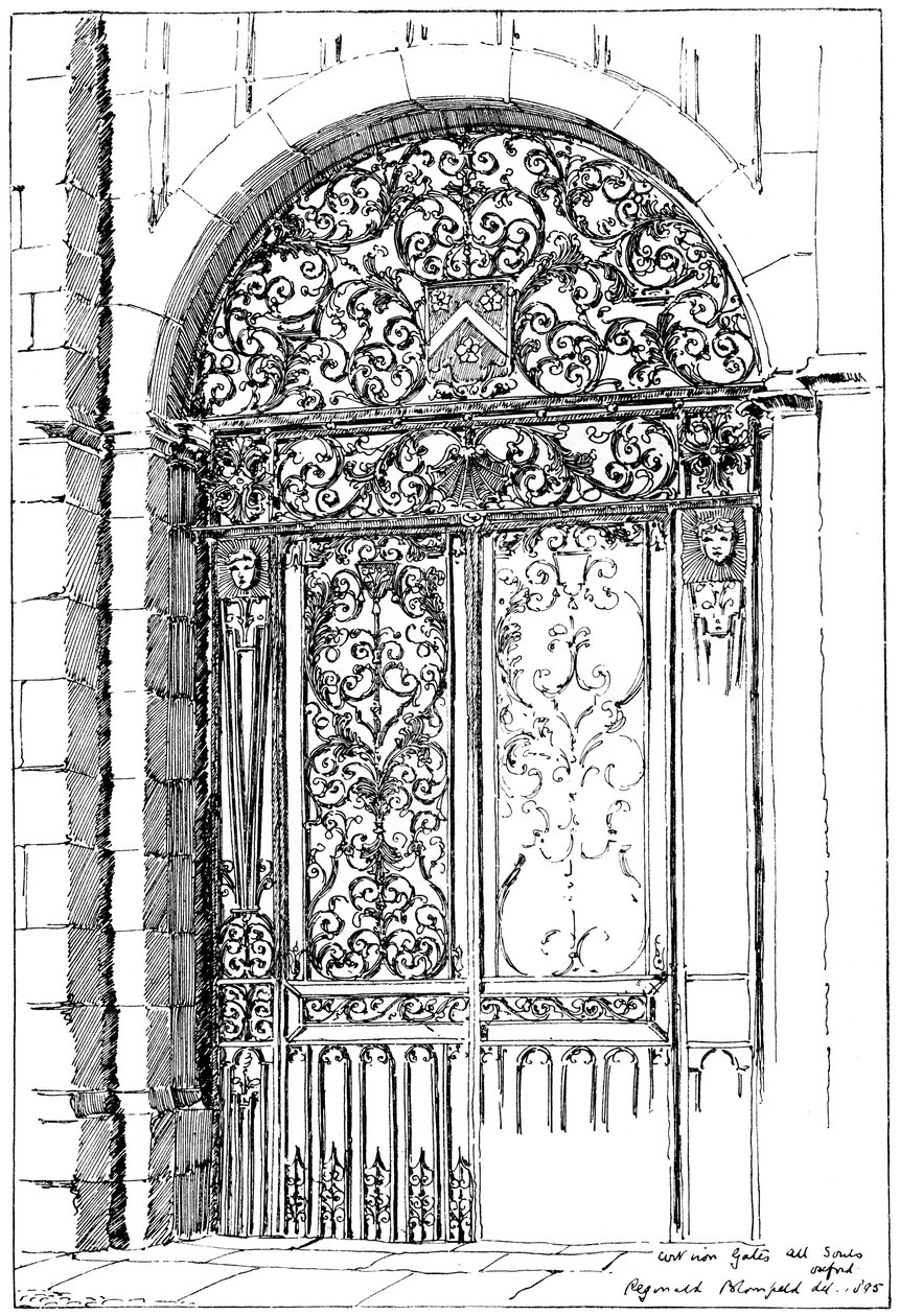 Portes en fer All Souls, Oxford - Unbekannt