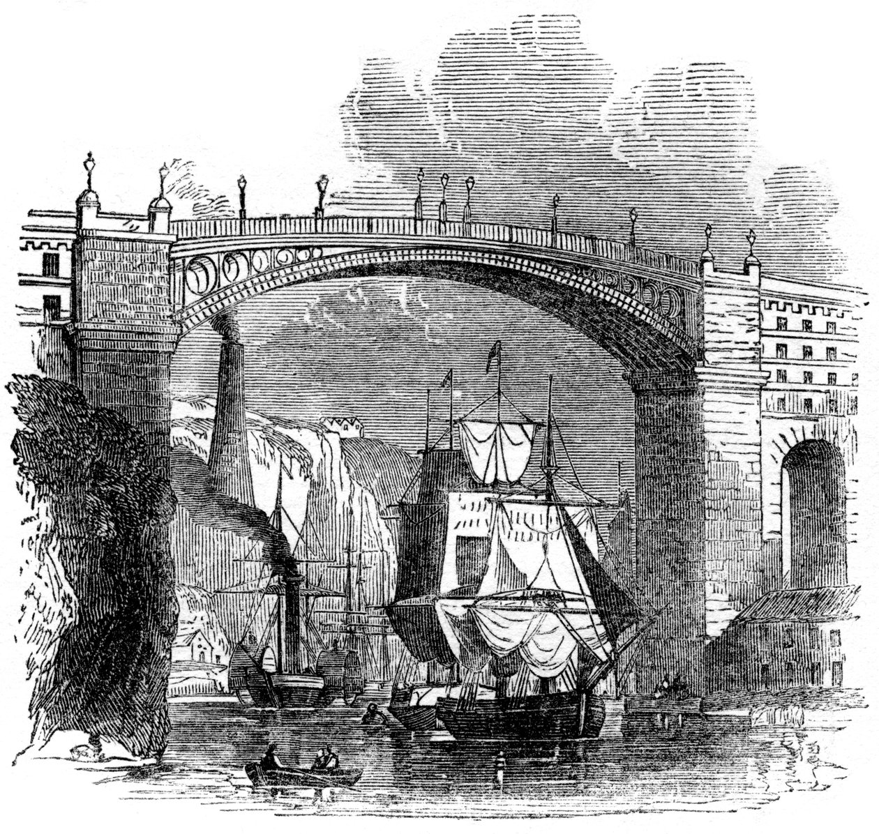 Pont de fer à Sunderland, 1886 - Unbekannt