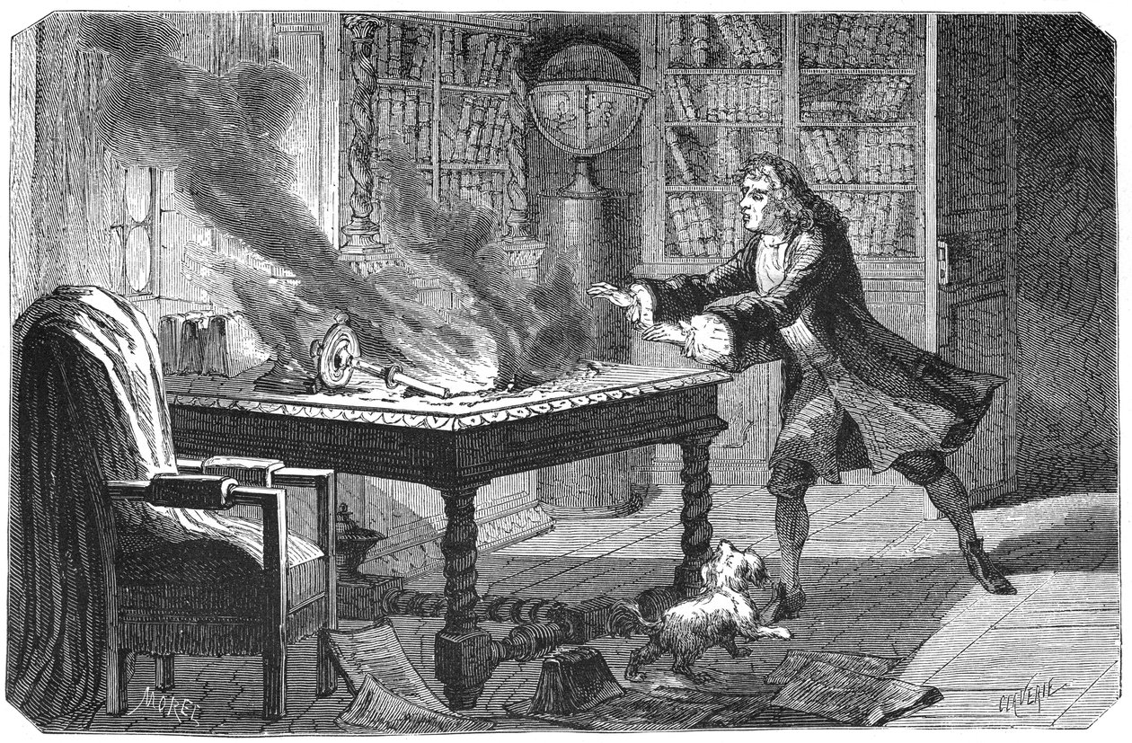 Isaac Newton, scientifique et mathématicien anglais - Unbekannt