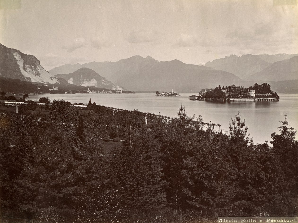 Isola dei Pescatori, Île des Pêcheurs, Lac Majeur, Italie, 1890 - Unbekannt