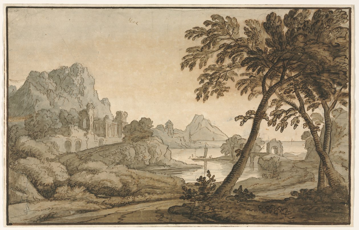 Paysage italien, 1700s - Unbekannt