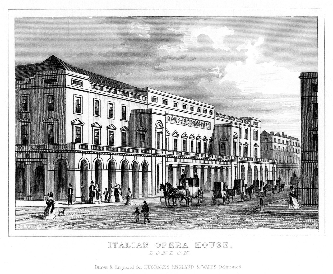 Opéra italien, Haymarket, Westminster, Londres, fin 18ème - début 19ème siècle - Unbekannt