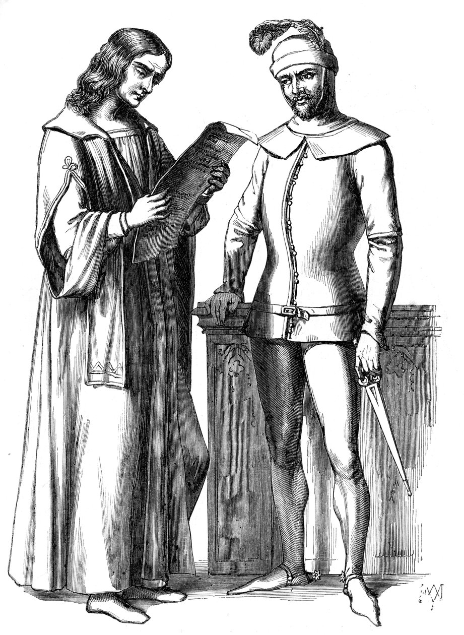 Costumes italiens du XVe siècle, 1849 - Unbekannt