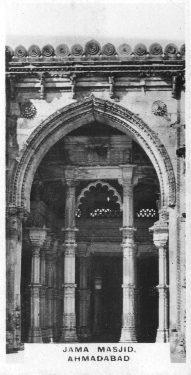 Jama Masjid, Ahmadabad, Gujarat, Inde, vers 1925 - Unbekannt
