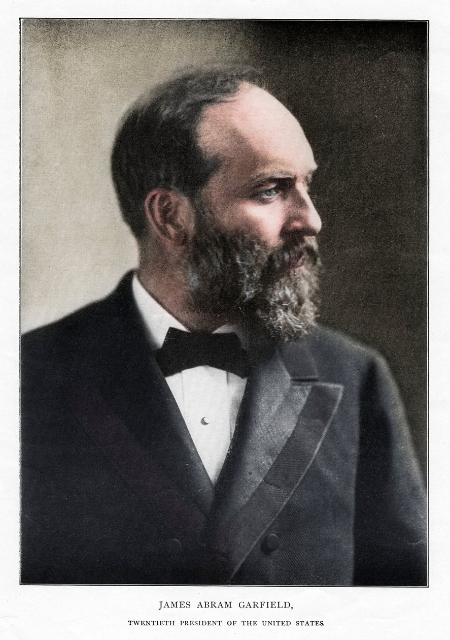 James Abram Garfield, 20e président des États-Unis, c1881 - Unbekannt