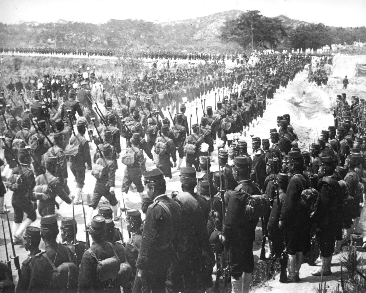 Troupes japonaises, Corée, vers 1900 - Unbekannt