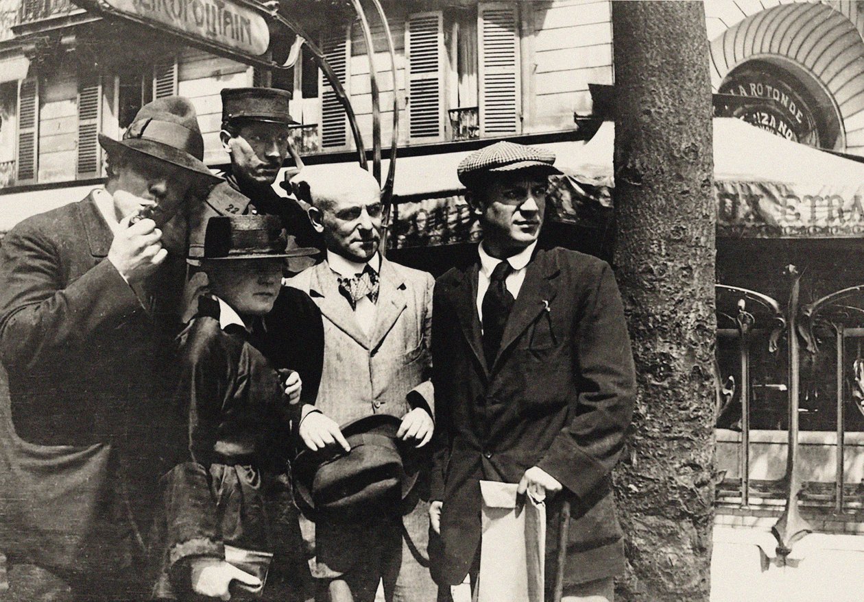 Jean Cocteau, Manuel Ortiz de Zárate, Henri-Pierre Roché, Marie Vassilieff, Max..., 1916 - Unbekannt