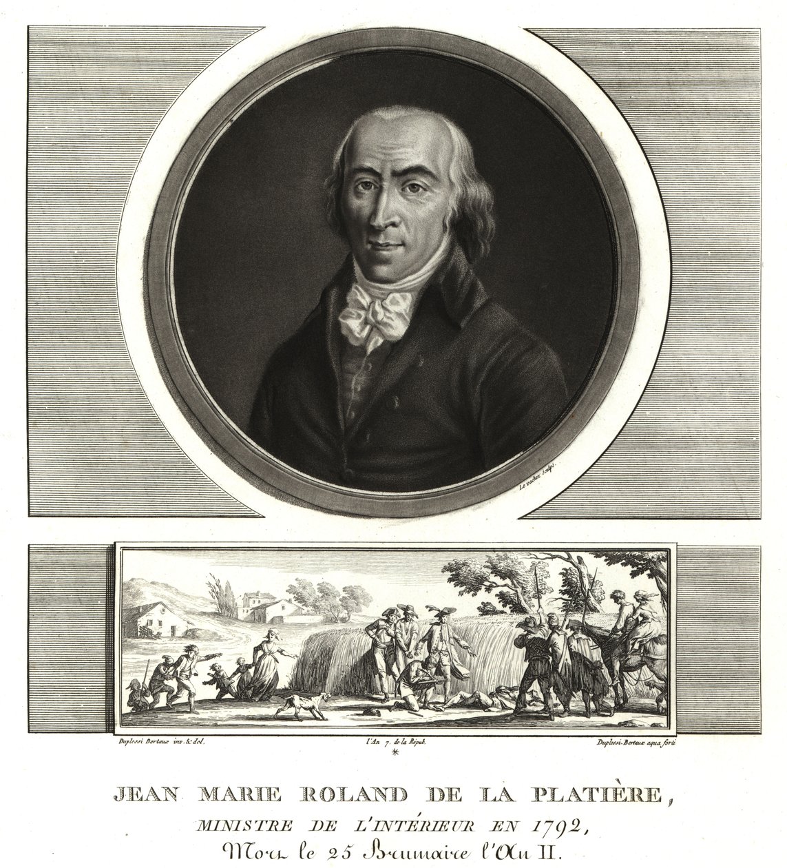 Jean Marie Roland de la Platière, Ministre de l