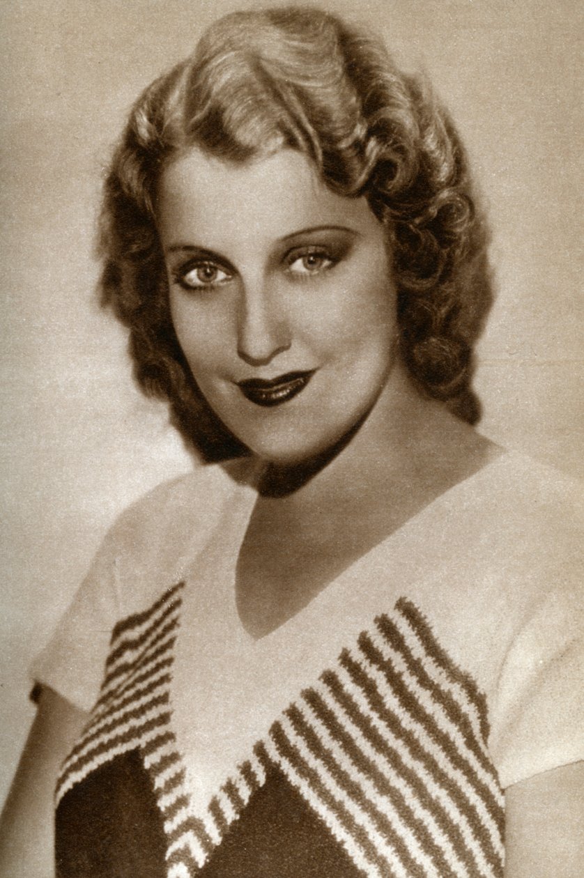 Jeanette MacDonald, actrice américaine, 1933 - Unbekannt