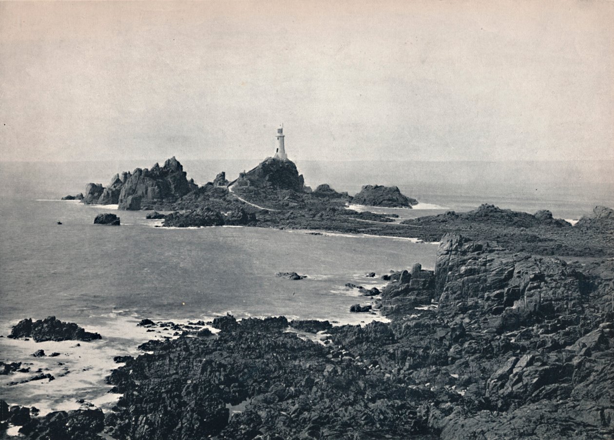 Jersey - Le Rocher et le Phare de La Corbière, 1895 - Unbekannt