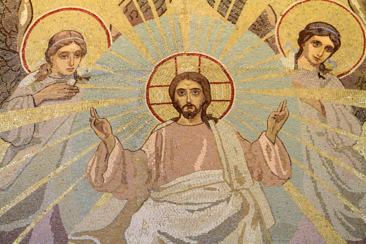Jésus-Christ. Église du Sauveur sur le Sang Versé ou Église de la Résurrection, Saint-Pétersbourg, Russie - Unbekannt