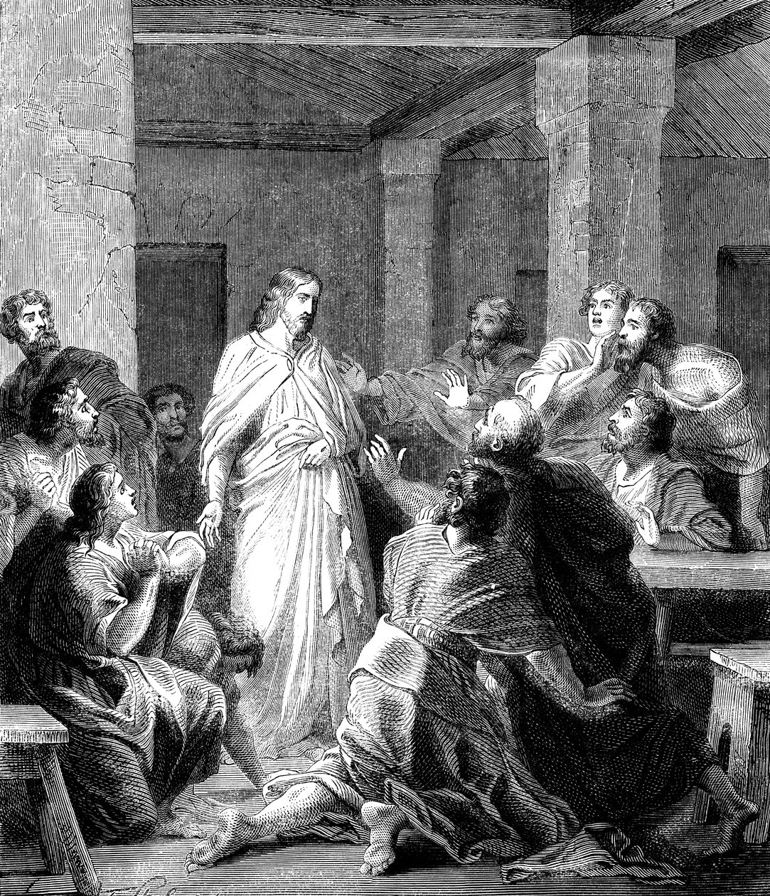 Jésus-Christ apparaissant à ses disciples après sa résurrection - Unbekannt