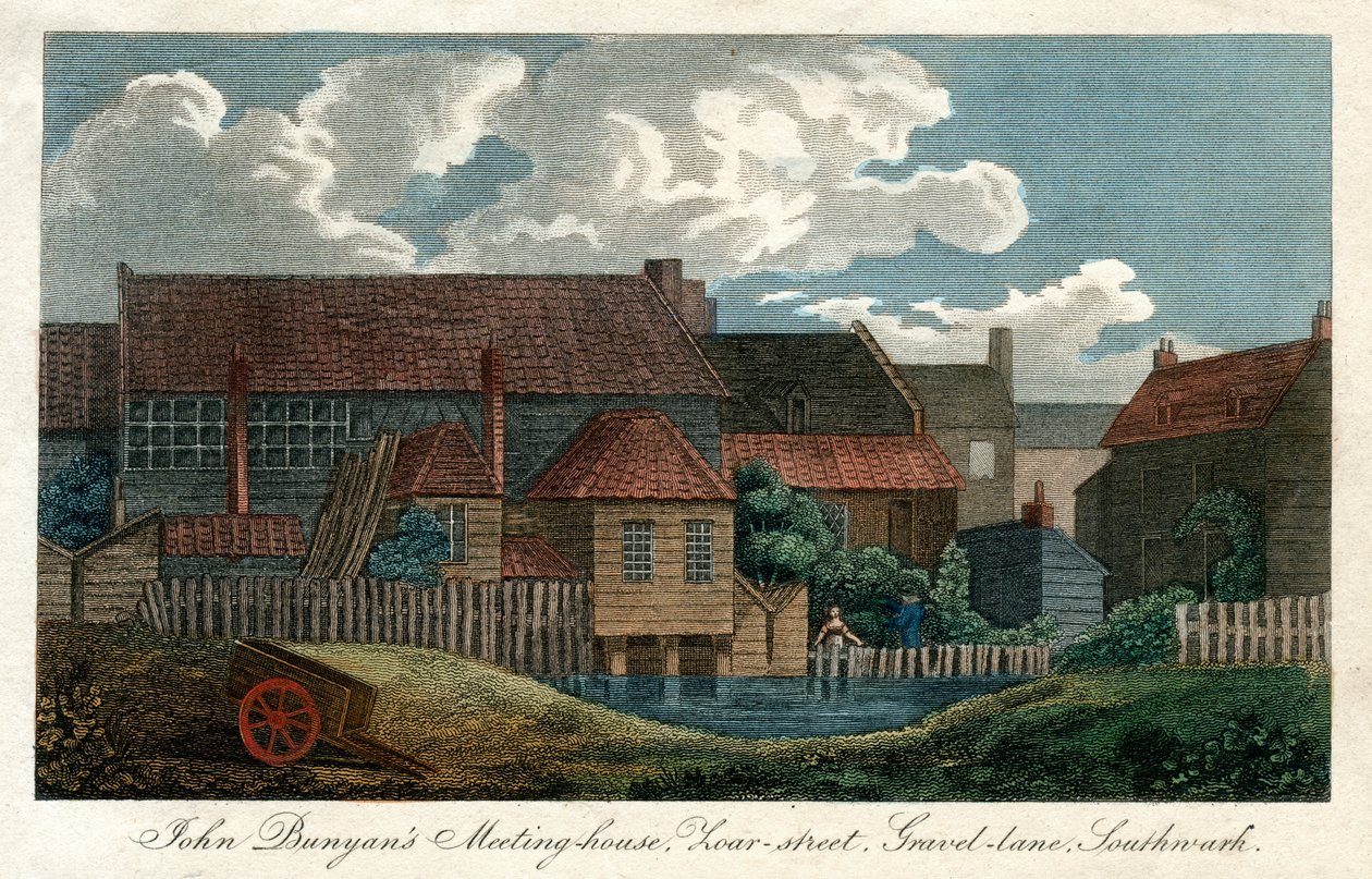 Maison de réunion de John Bunyan, Zoar-street, Gravel-Lane, Southwark, Londres, 1814 - Unbekannt