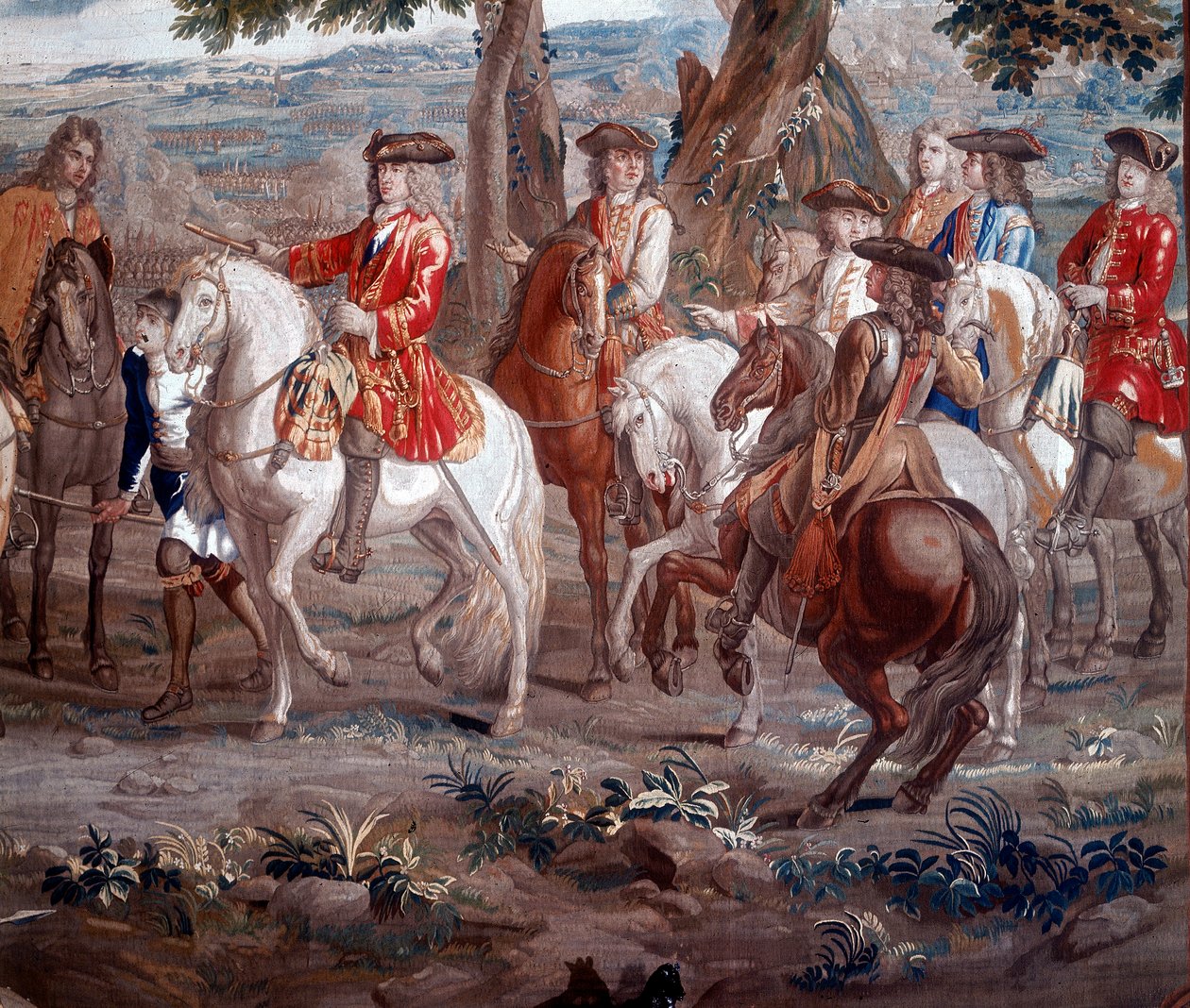 John Churchill, duc de Marlborough 1650-1722 soldat anglais, à la bataille de Blenheim, 1704 - Unbekannt