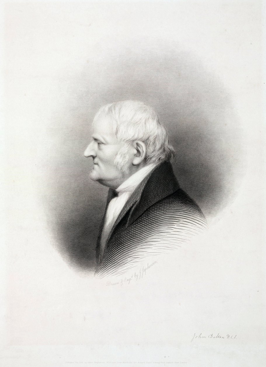 John Dalton, chimiste anglais, début du 19e siècle - Unbekannt