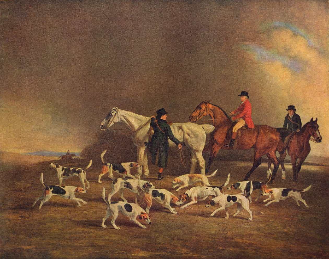 John Powlett et ses chiens, fin 18ème au 19ème siècle, 1929 - Unbekannt