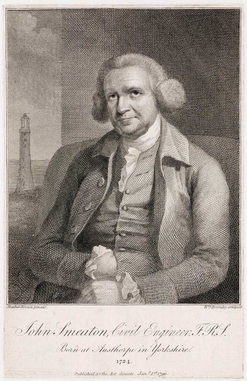 John Smeaton, ingénieur mécanique et civil anglais, vers 1780s - Unbekannt