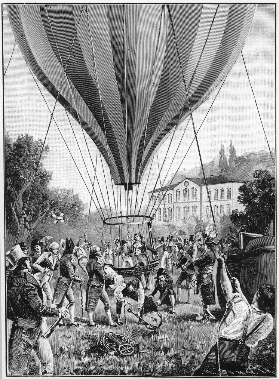 Joseph Louis Gay-Lussac faisant une ascension en ballon depuis Paris, 14 septembre 1804, 1910 - Unbekannt