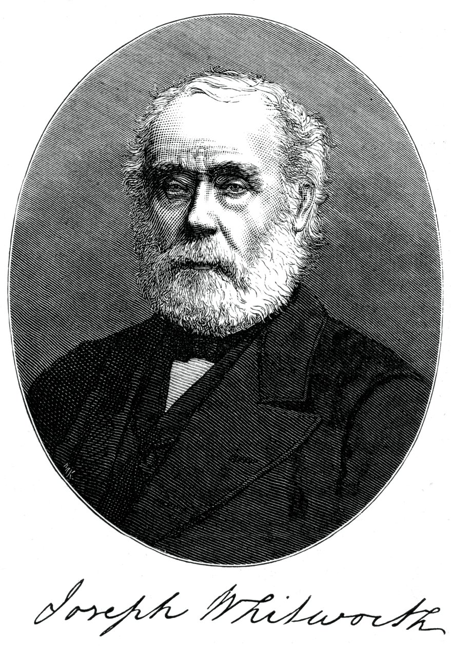 Joseph Whitworth, ingénieur, entrepreneur et inventeur britannique, vers 1880 - Unbekannt