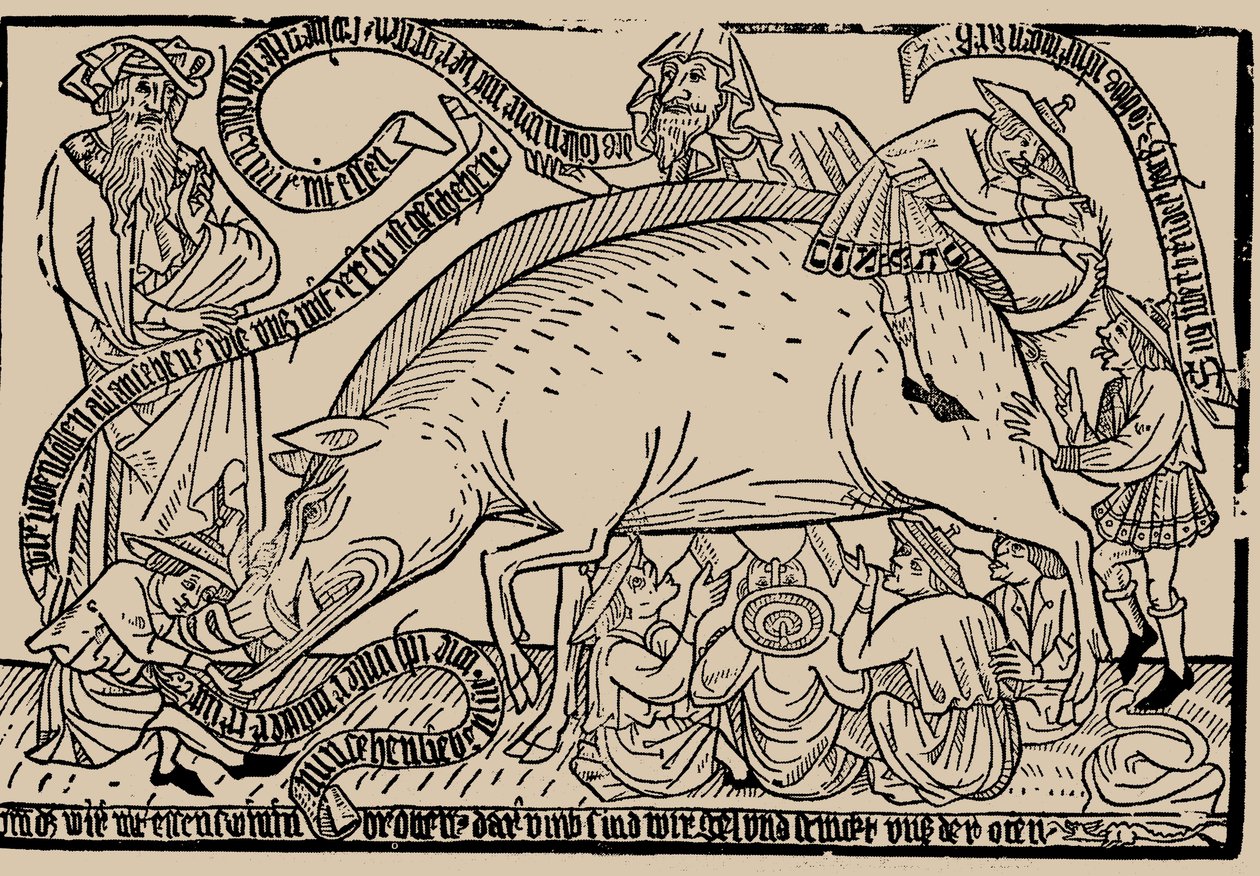 Judensau, vers 1470 - Unbekannt