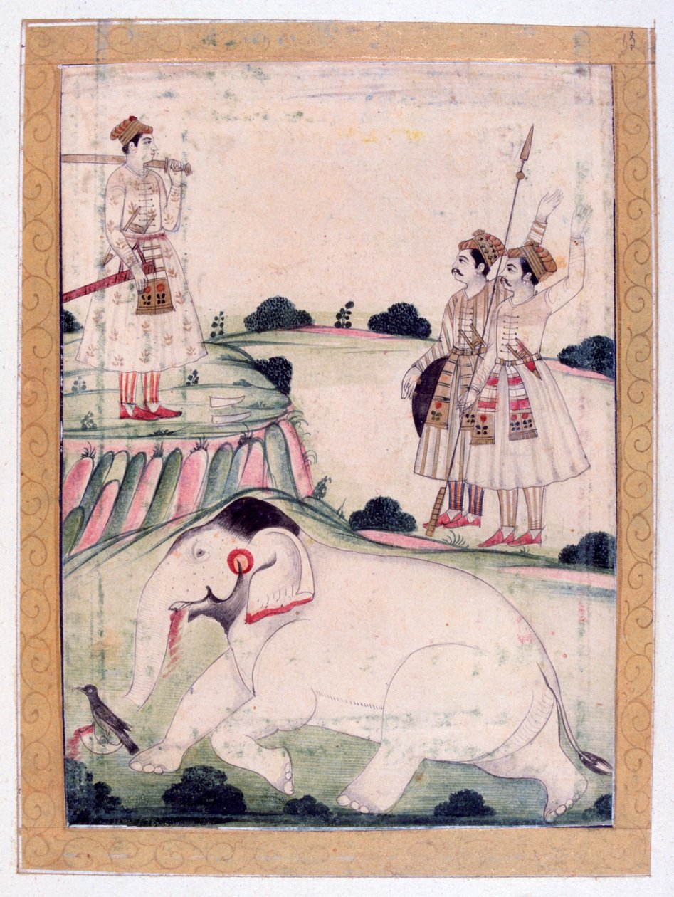 Kanada Ragini, Album Ragamala, École du Rajasthan - Unbekannt
