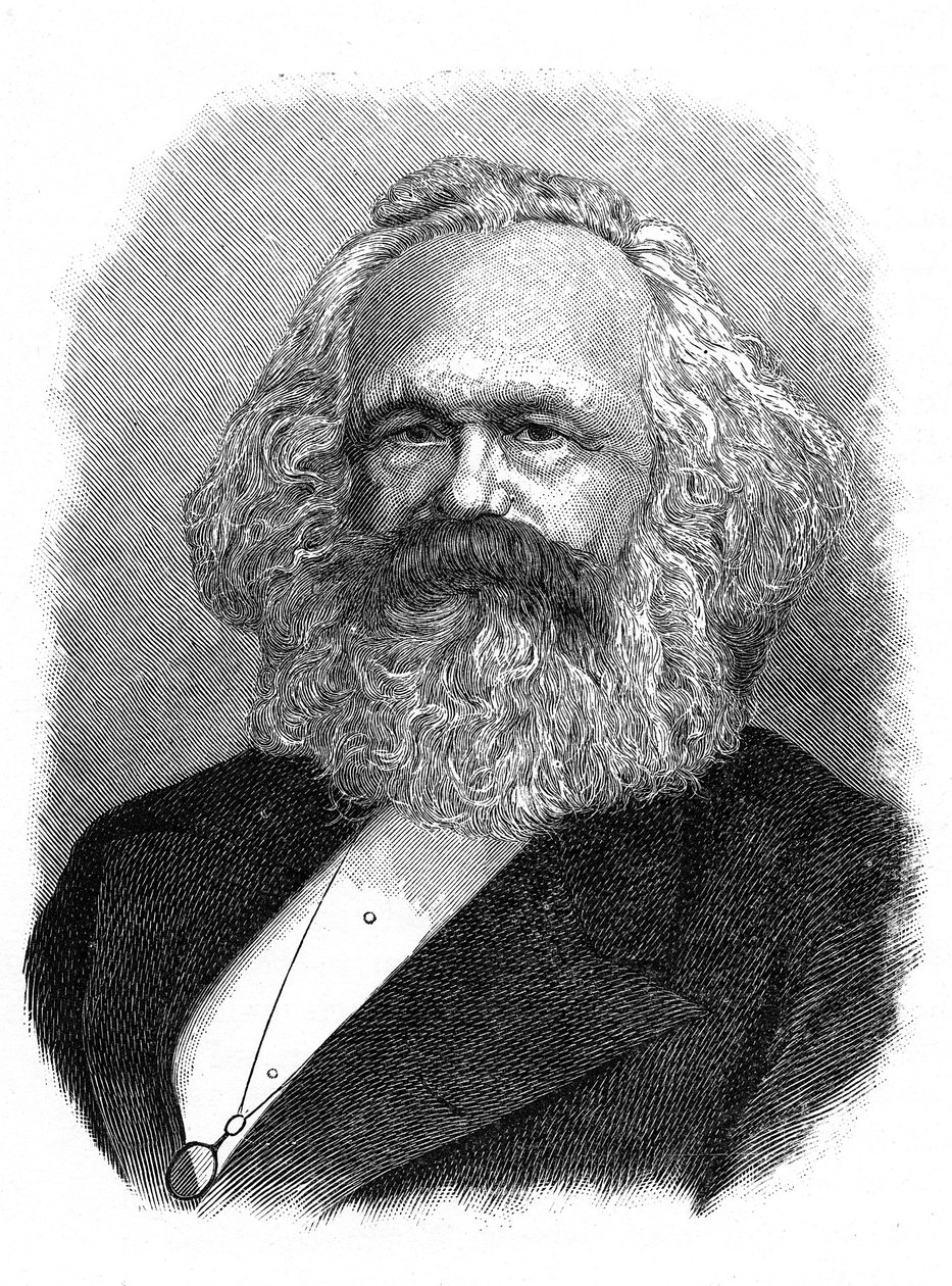 Karl Marx, théoricien politique, social et économique allemand du 19e siècle - Unbekannt