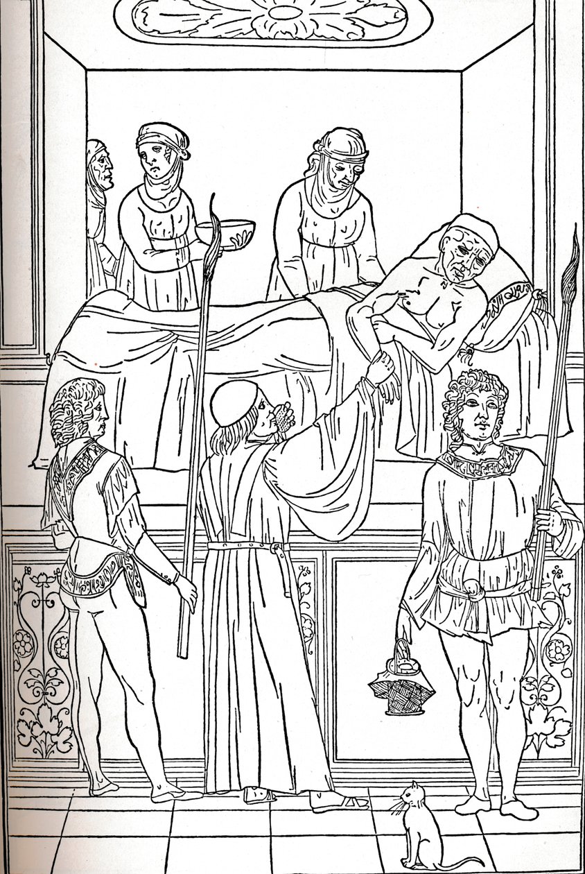 Ketham: Fasciculus Medicinae, Venise, 1493, Le Traitement de la Peste, vers 1493 - Unbekannt