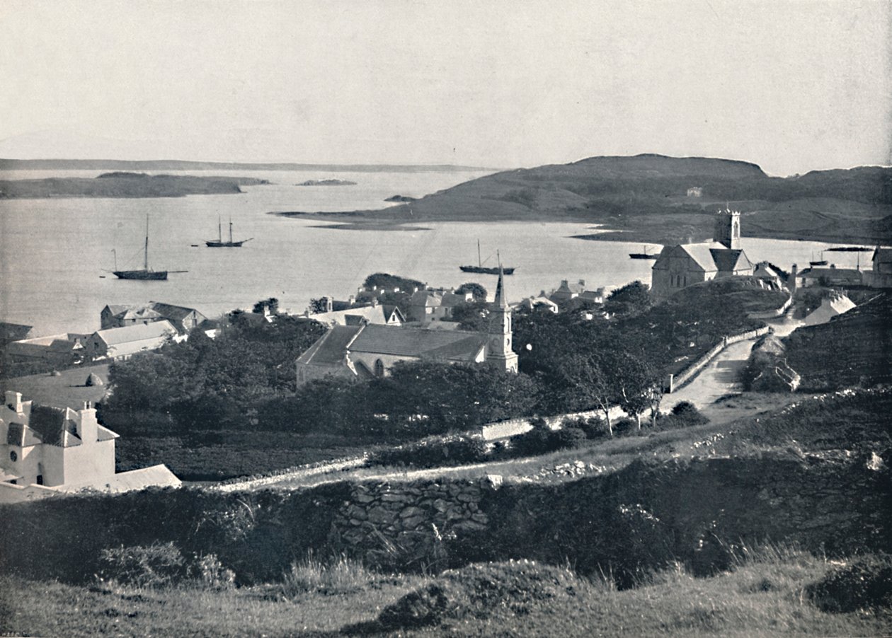 Killybegs - Vue sur le village et la baie, 1895 - Unbekannt