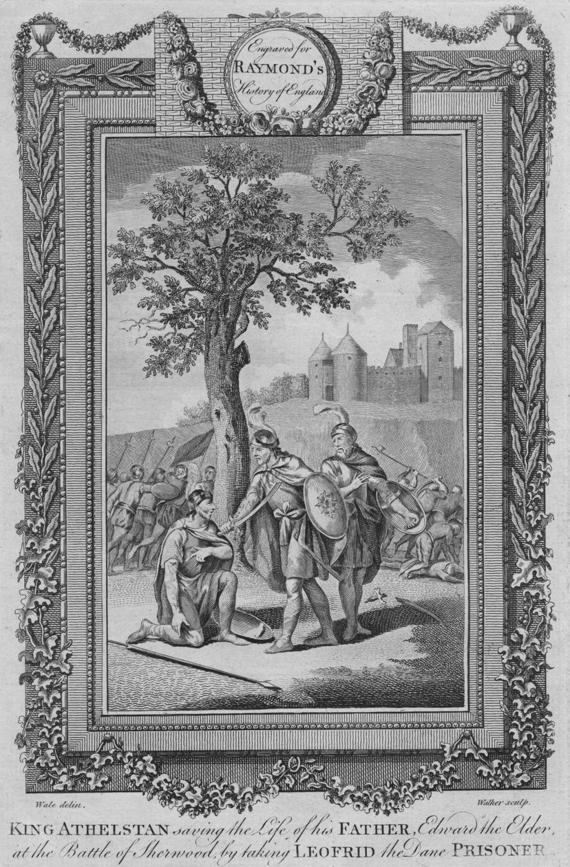 Le roi Athelstan sauvant la vie de son père, Édouard l