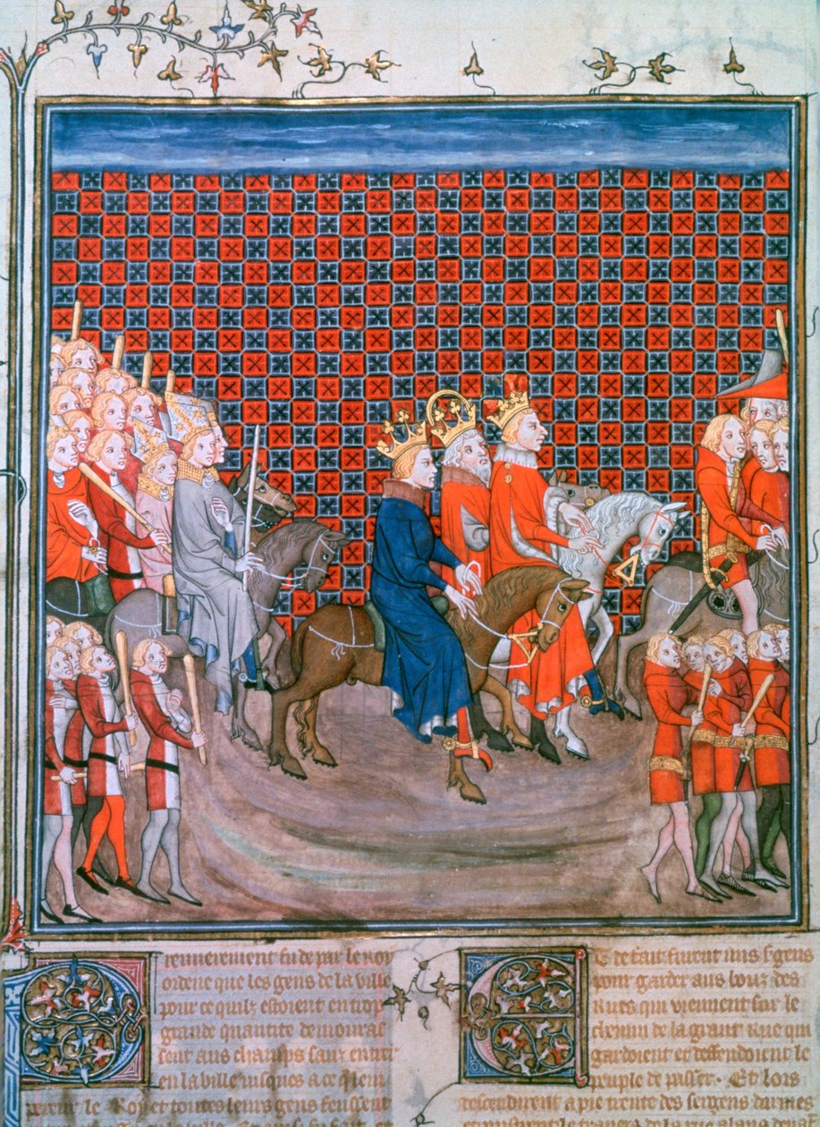Le roi Charles IV entrant à Paris, 1375-1379 - Unbekannt