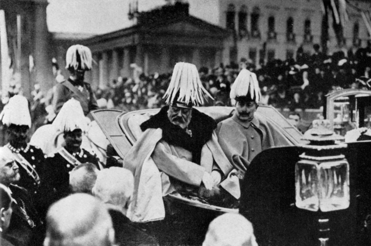 Le roi Édouard VII et le Kaiser Guillaume II à Berlin, février 1909, 1964 - Unbekannt