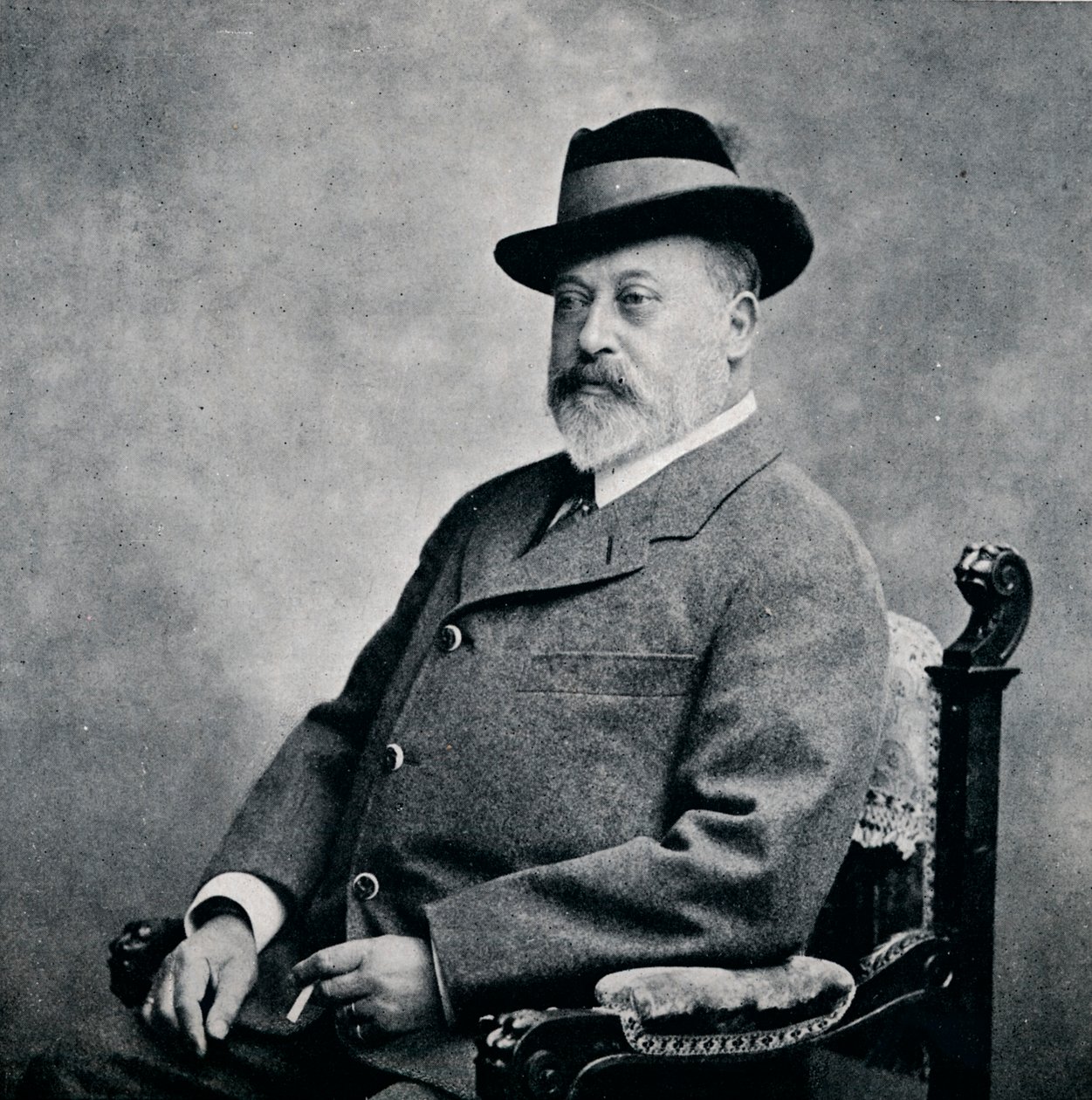 Le roi Édouard VII avec un chapeau tyrolien, 1903-1911 - Unbekannt