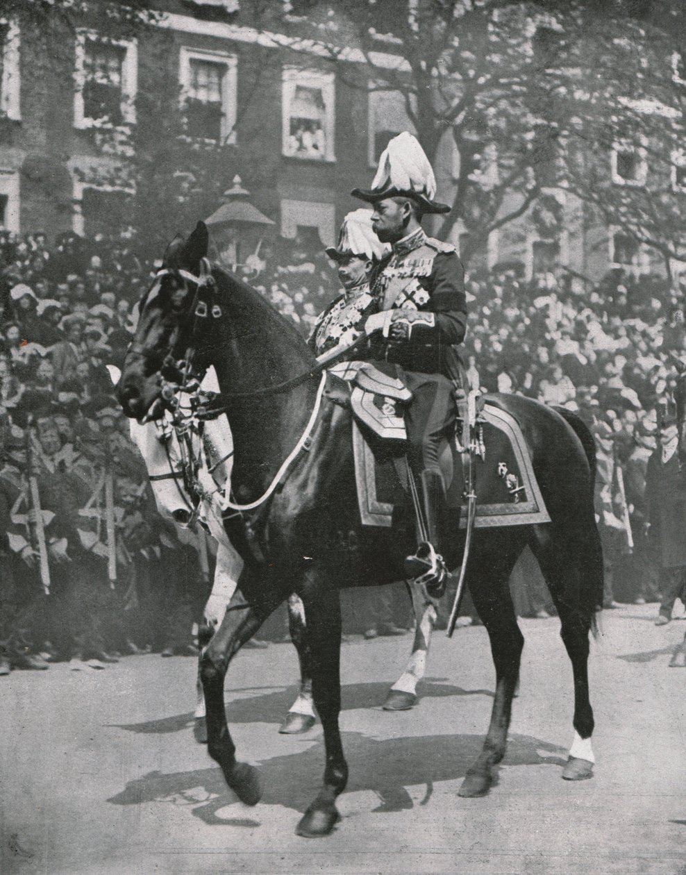 Le roi George V aux funérailles de son père le roi Édouard VII, Londres, 20 mai 1910 - Unbekannt