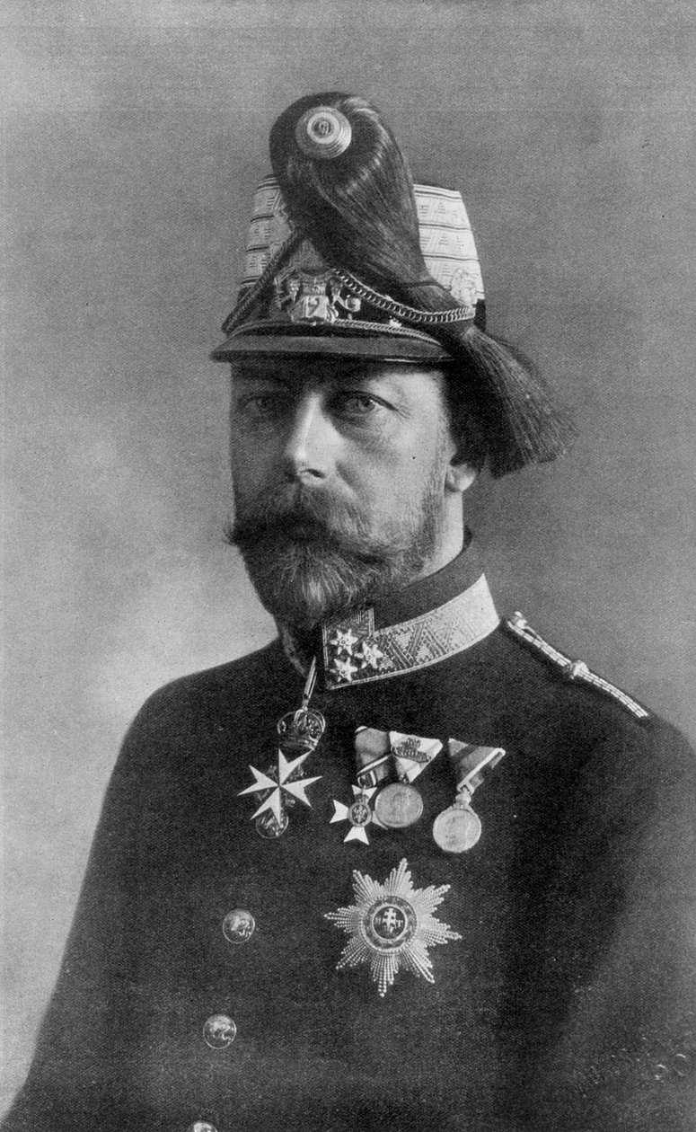 Le roi George V, en uniforme autrichien, 1910 - Unbekannt