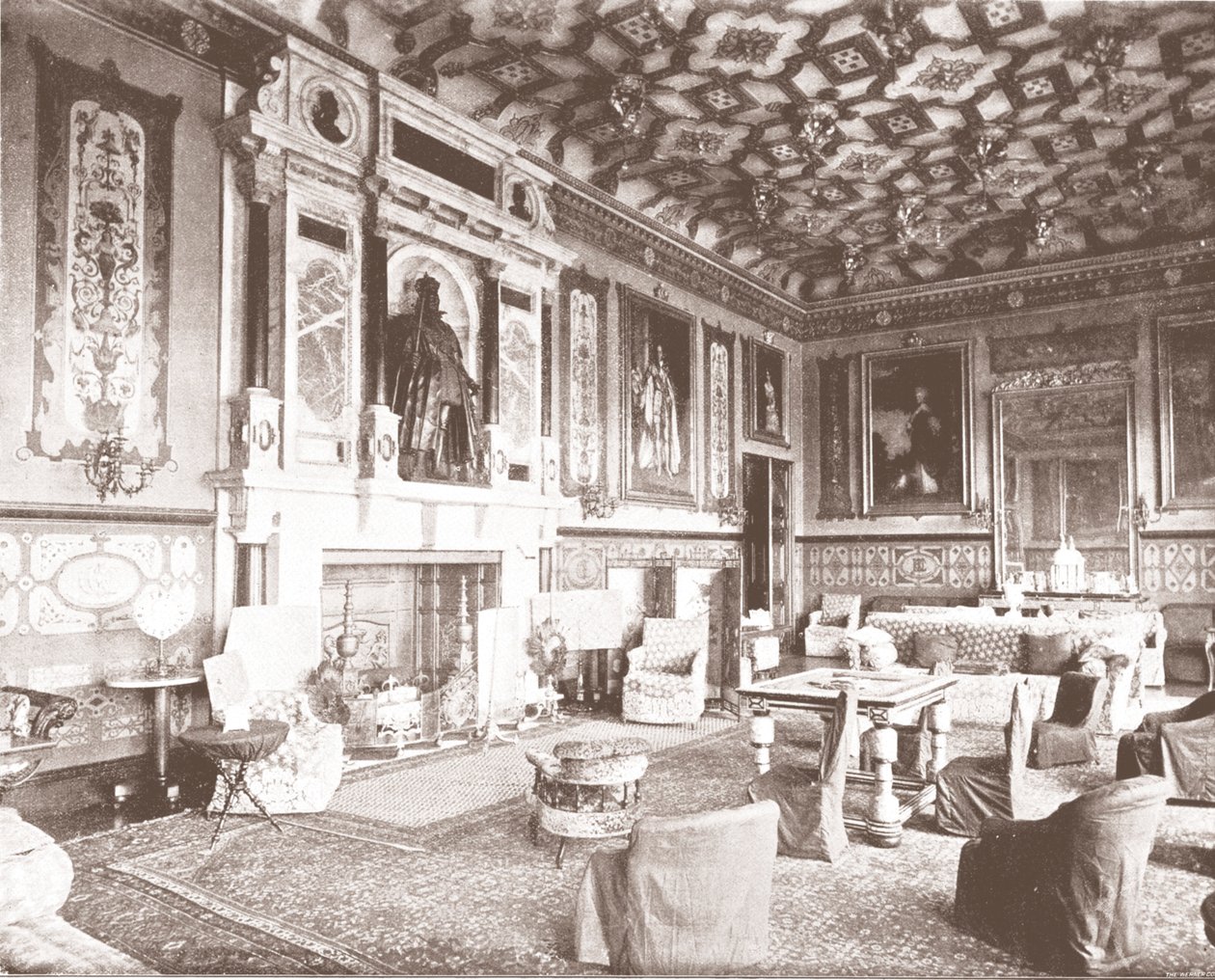 Chambre du roi Jacques, Hatfield House, Hatfield, Hertfordshire, 1894 - Unbekannt