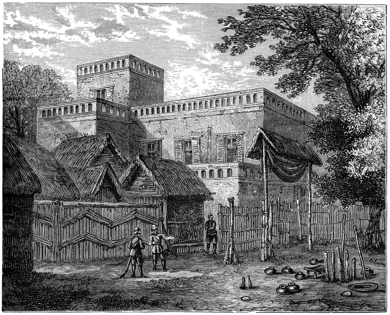 Palais du roi Koffees, Coomassie, Guerre d