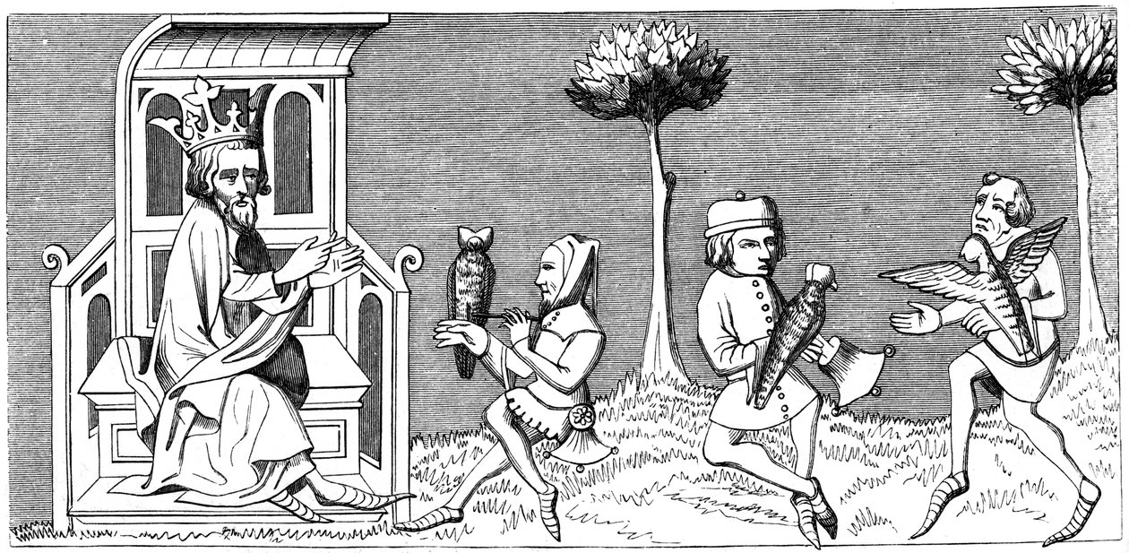 Le roi Modus enseignant l