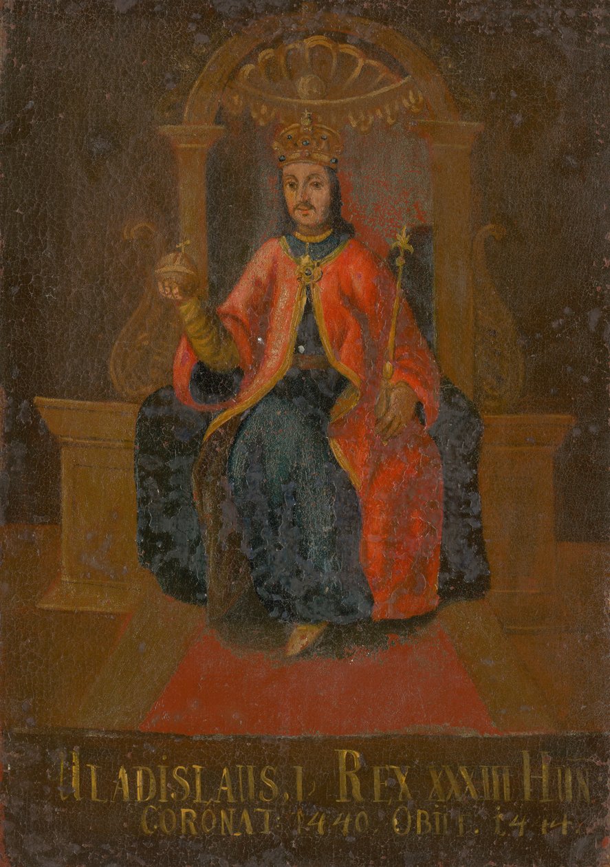 Roi Władysław III de Pologne, Hongrie et Croatie 1424-1444, première moitié du 18e siècle - Unbekannt