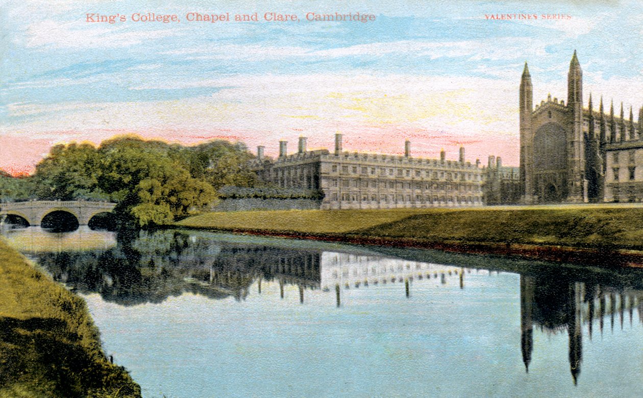 Kings College, Chapelle de Kings College et Clare College, Cambridge, début du 20e siècle - Unbekannt