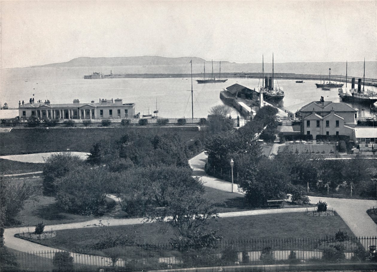 Kingstown - Vue générale du port, 1895 - Unbekannt